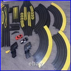 Vintage Tyco U Turn Chase In Box Slot Car Race Track With Cars Rare