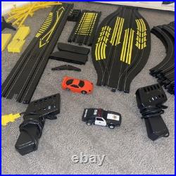 Vintage Tyco U Turn Chase In Box Slot Car Race Track With Cars Rare