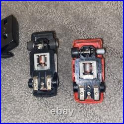 Vintage Tyco U Turn Chase In Box Slot Car Race Track With Cars Rare