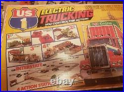 Vintage Tyco US 1 Electric Trucking HO Scale Slot Car Track