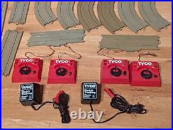Vintage Tyco US1 Electric Trucking Lot of Tracks & Power Pack Construction Parts