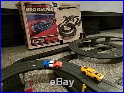 Vintage Tyco pro track and cars All American Pro Racing H. O
