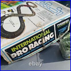 Vintage Tycopro International Pro Racing extra Slot Cars lot! Track #8105