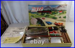 Vintage VIP Electric Model Railways Slot Car Race Track Set From England