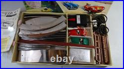 Vintage VIP Electric Model Railways Slot Car Race Track Set From England