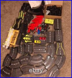 Vintage massive slot car lot of 400+ track accessories controllers car loops ect