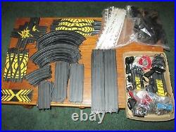 Vintage slot car track collection. With over 80' feet of track. See itemized list