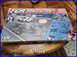 Vtg 1991 TYCO TCR Jam Car 500 Electric Slot Car Racing Track Set #6330 Working
