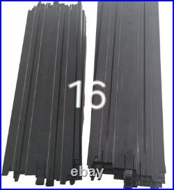 Vtg. Lot Of 102 Track TYCO HO Slot Car Curves Straights Controllers