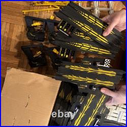 Vtg Marchon Mr-1 Racing Slot Car Track Lot, Many Pieces Controllers Track Plugs