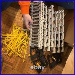Vtg Marchon Mr-1 Racing Slot Car Track Lot, Many Pieces Controllers Track Plugs