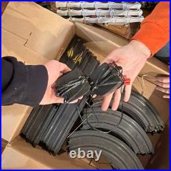 Vtg Marchon Mr-1 Racing Slot Car Track Lot, Many Pieces Controllers Track Plugs