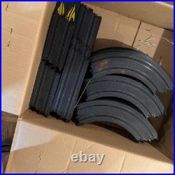 Vtg Marchon Mr-1 Racing Slot Car Track Lot, Many Pieces Controllers Track Plugs
