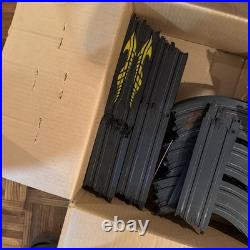 Vtg Marchon Mr-1 Racing Slot Car Track Lot, Many Pieces Controllers Track Plugs