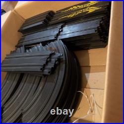 Vtg Marchon Mr-1 Racing Slot Car Track Lot, Many Pieces Controllers Track Plugs