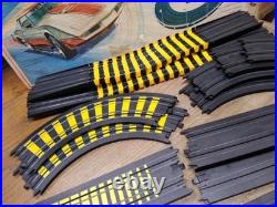 Vtg TYCO Cliff Hangers No 6208 HO Slot Car Race Set Cars Track Controllers withBox