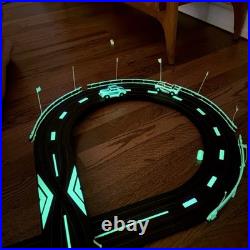 Vtg TYCO Sparkin Hot Rods Nite-Glow HO Slot Track Set VIDEO Works READ 6218