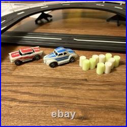Vtg TYCO Sparkin Hot Rods Nite-Glow HO Slot Track Set VIDEO Works READ 6218