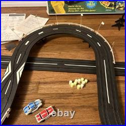 Vtg TYCO Sparkin Hot Rods Nite-Glow HO Slot Track Set VIDEO Works READ 6218