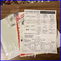 Vtg TYCO Sparkin Hot Rods Nite-Glow HO Slot Track Set VIDEO Works READ 6218
