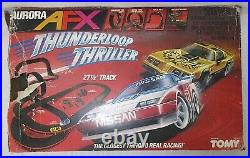 Vtg Tomy Aurora AFX Thunderloop Thriller #8610 Slot Cars Race Track Set