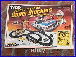 Vtg Tyco Magnum 440X2 Kyle Petty Cale Yarborough COKE Slot Car Track Nascar+CARS