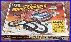 Vtg Tyco Magnum 440X2 Kyle Petty Cale Yarborough COKE Slot Car Track Nascar+CARS