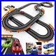 Wupuaait Slot Car Race Track Sets with 4 High-Speed Slot Cars, Battery or Ele